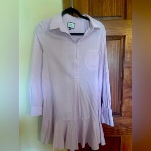Tuckernuck Callahan Shirt Dress on Lilac size XL GUC